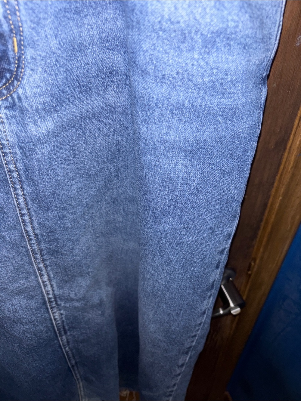 Universal Thread Dark Blue Denim Jeans with Contrast Stitching - Picture 7 of 15